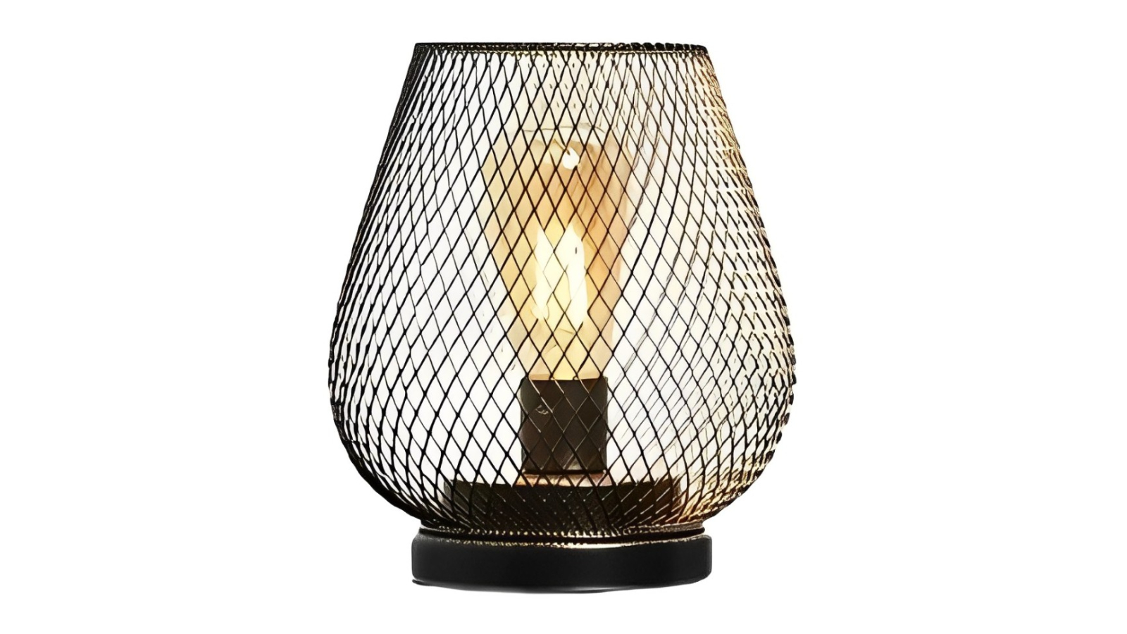 NNEOBA Cordless Metal Candle Holder