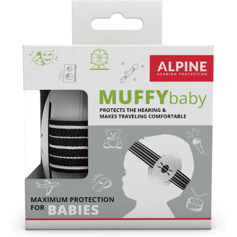 Alpine Muffy Baby Ear Muff - Black
