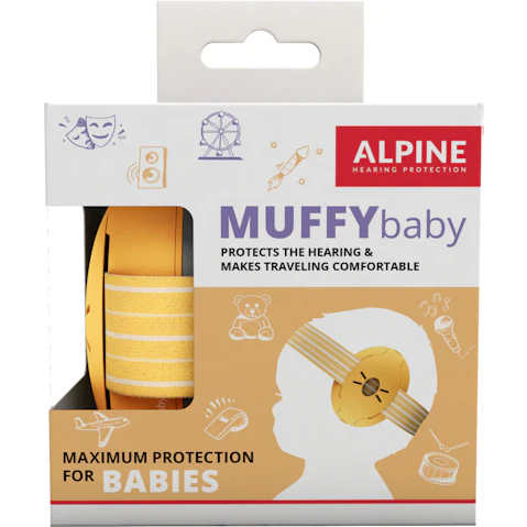 Alpine Muffy Baby Ear Muff - Yellow