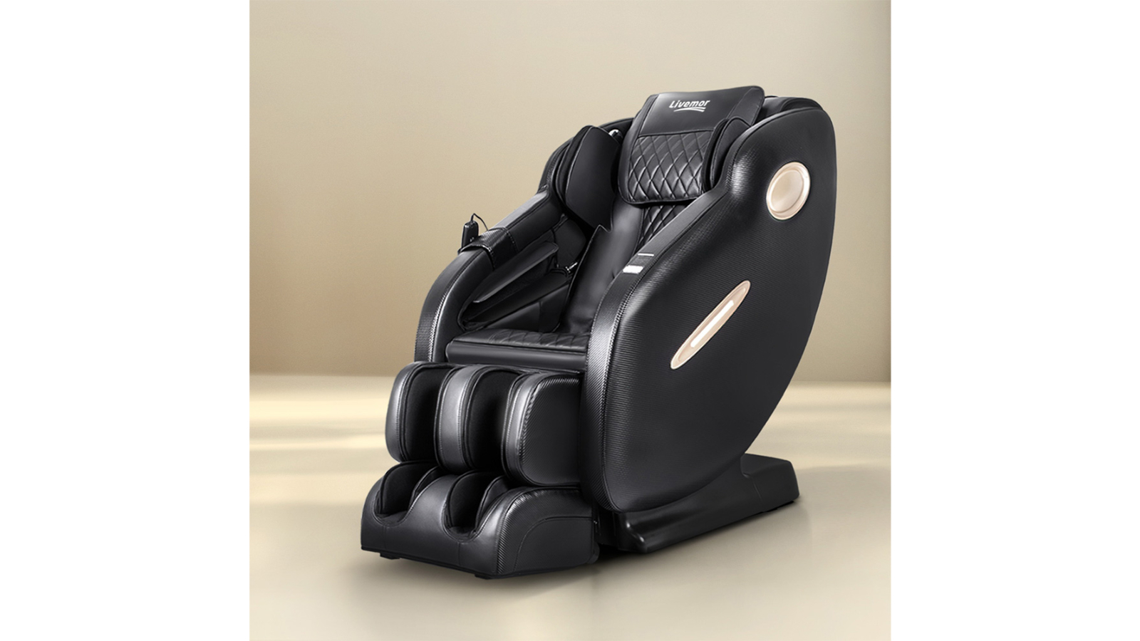 Livemor Electric Massage Chair SL Track Full Body Air Bags Shiatsu