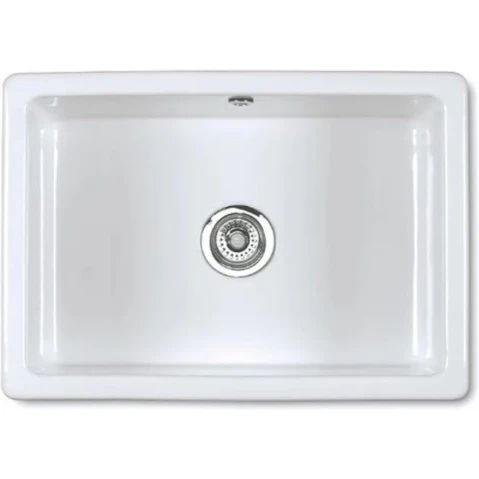 Shaws Inset 800 Sink - White