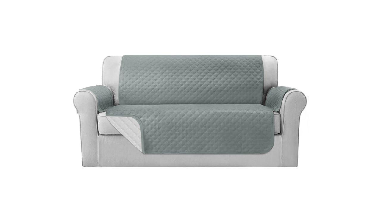 Artiss 3-Seater Sofa Couch Cover - Grey