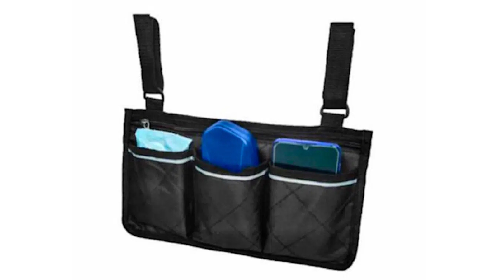Gilani Engineering Wheelchair Side Multifunctional Armrest Organiser Bag