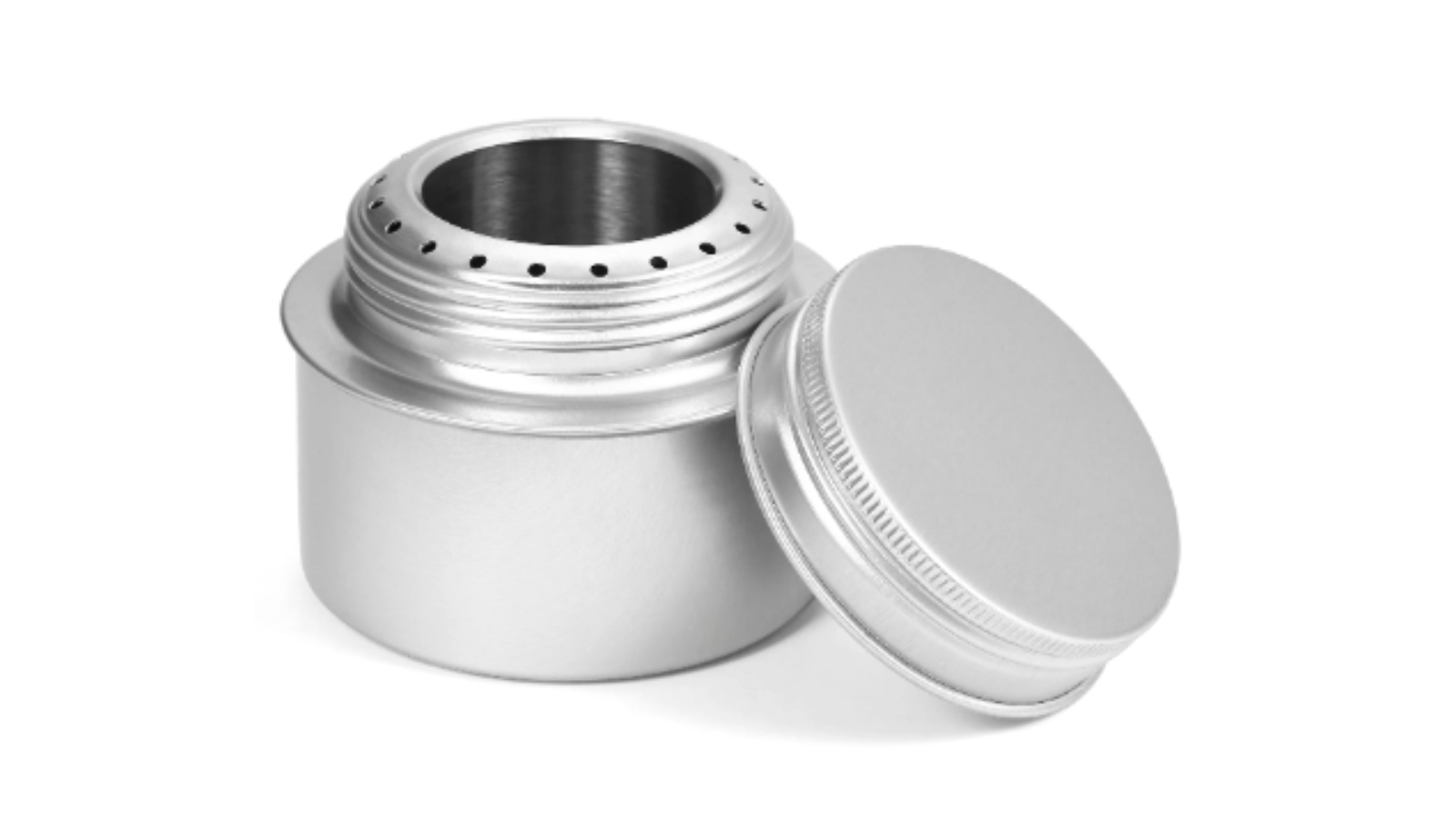 NNEOBA Portable Mini Camping Alcohol Burner - Silver
