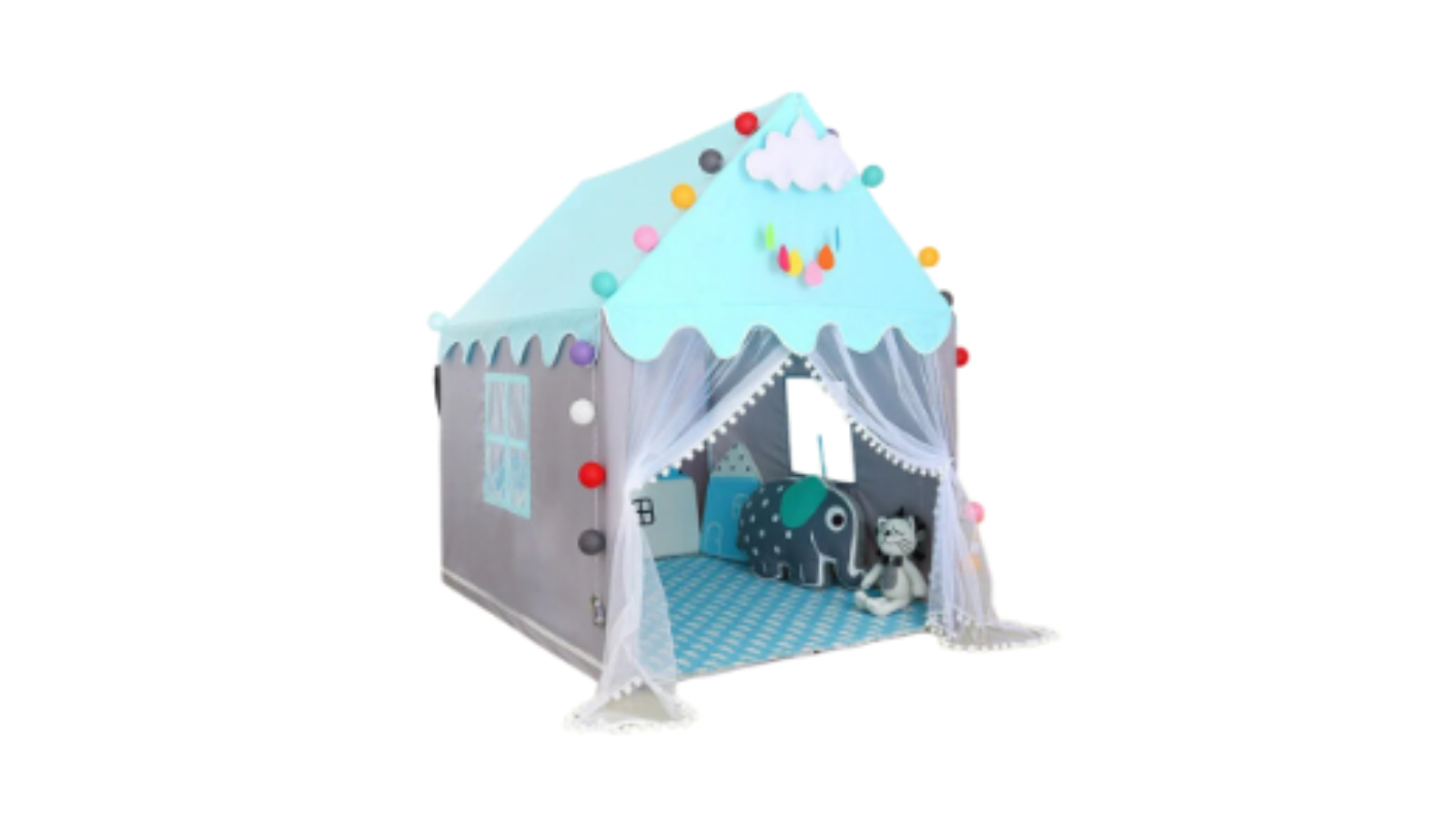 NNEOBA Small Childrens House Play Tent - Sky Blue