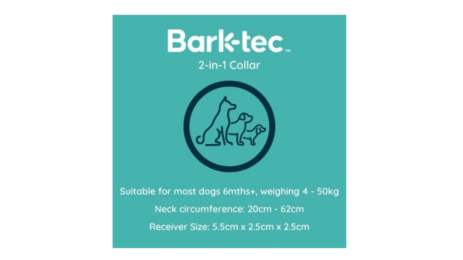 Barktec 2-in-1 Anti-Bark and Remote Training Collar Harvey Norman