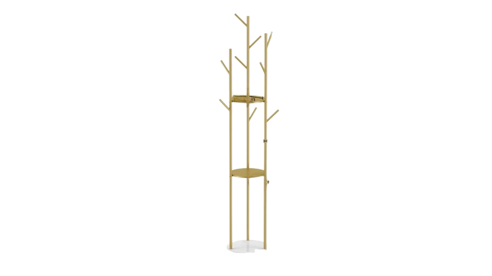 Pretty & Practical Metal Hall Tree Coat and Hat Rack