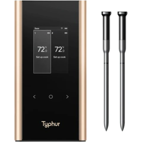 Typhur Sync Dual Wireless Dual Meat Probe - Black/Gold