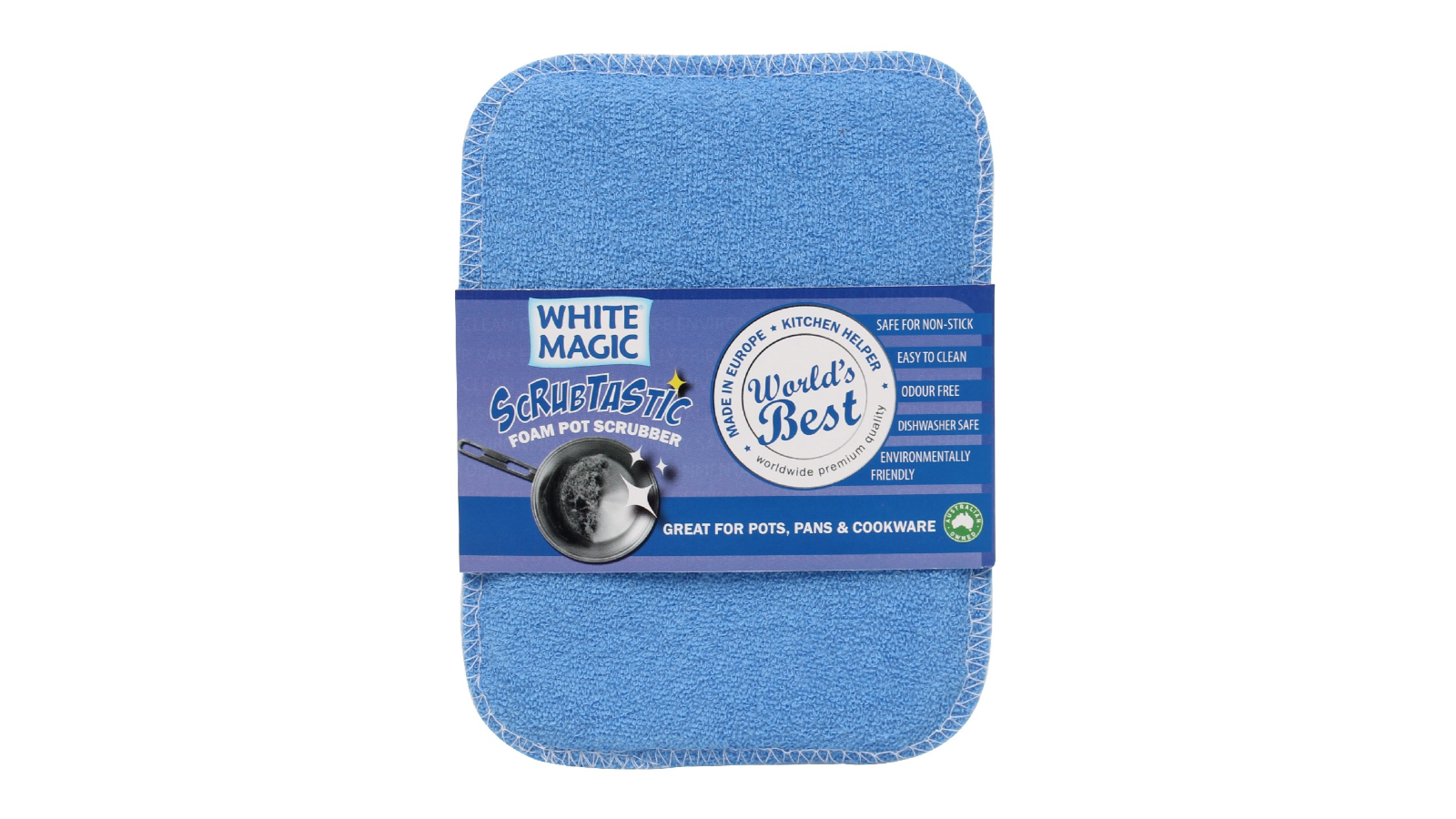 White Magic Scrubtastic Foam Pot Scrubber