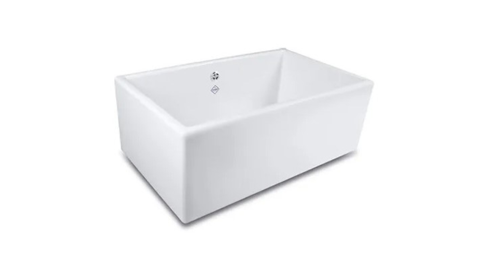 Shaws Shaker Single 800 Sink - White