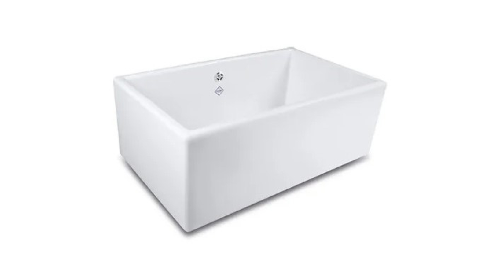 Shaws Shaker Single 600 Sink - White