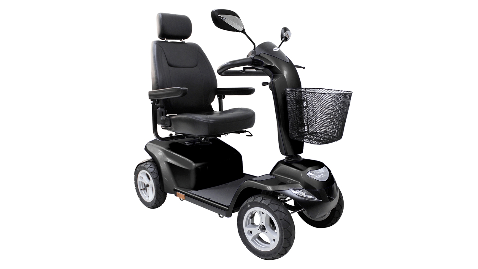 Aspire HS898 Deluxe HD 4Wheel Mobility Scooter Black Harvey Norman