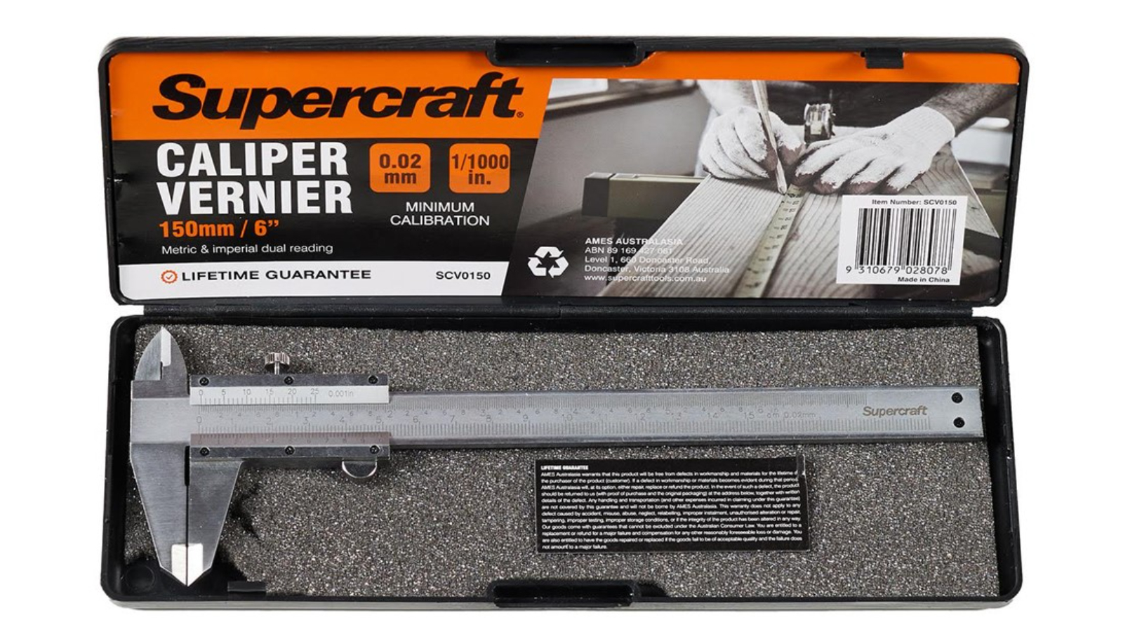 Supercraft Caliper Vernier M Tool - 15cm 