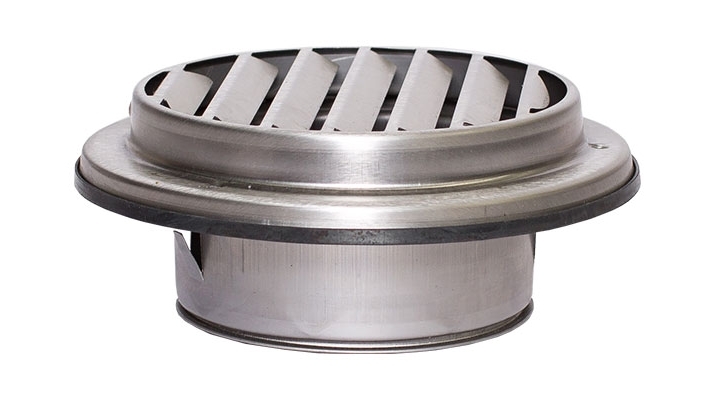 Sirius 15cm Round Lourve Grill Vent with Adjustable Curved Blades