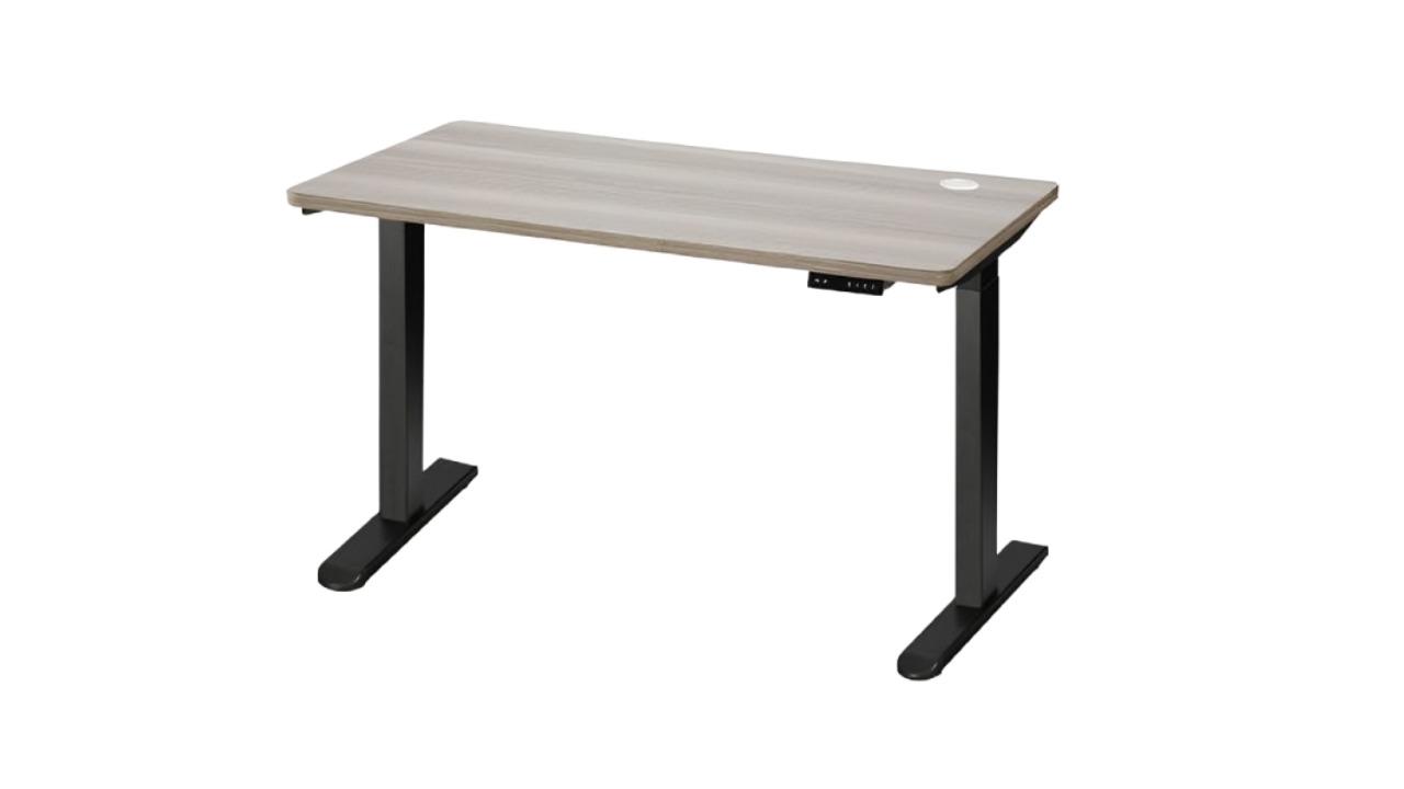 Oikiture 140cm Dual Motor Electric Standing Desk - Black