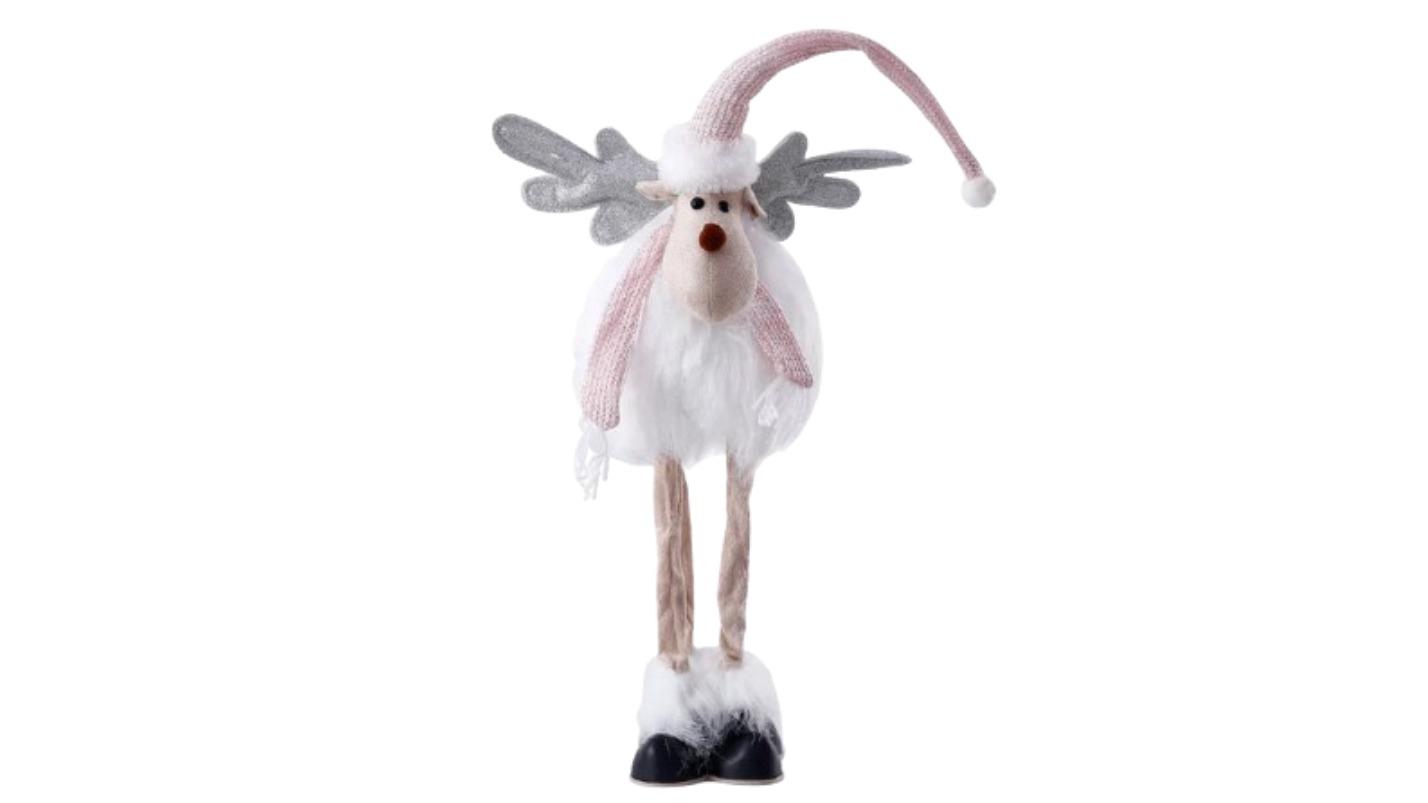 NNEOBA Large Standing Elk Plush Doll with LED Light