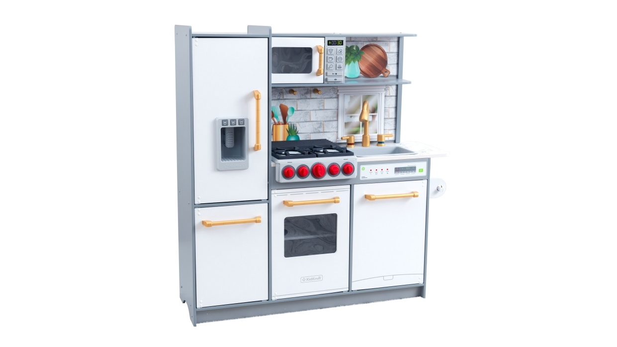 KidKraft Uptown Elite Play Kitchen in White Harvey Norman