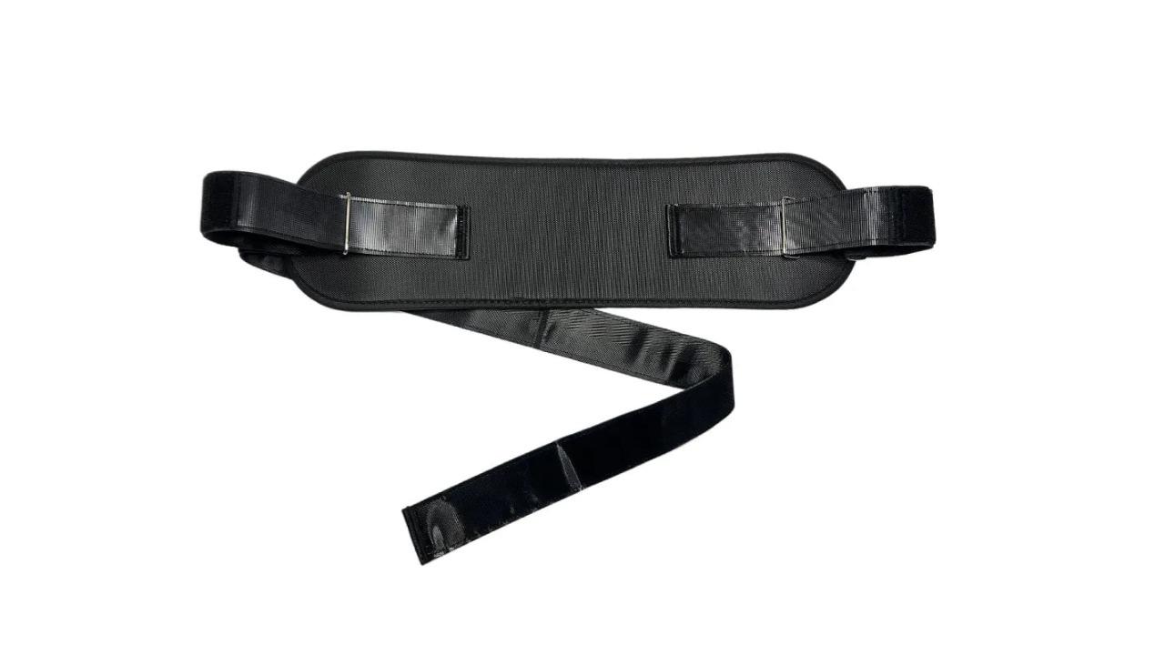 NNEOBA Hip Thrust Belt Glute Bridge Pad Workout with Dumbbell Kettlebell