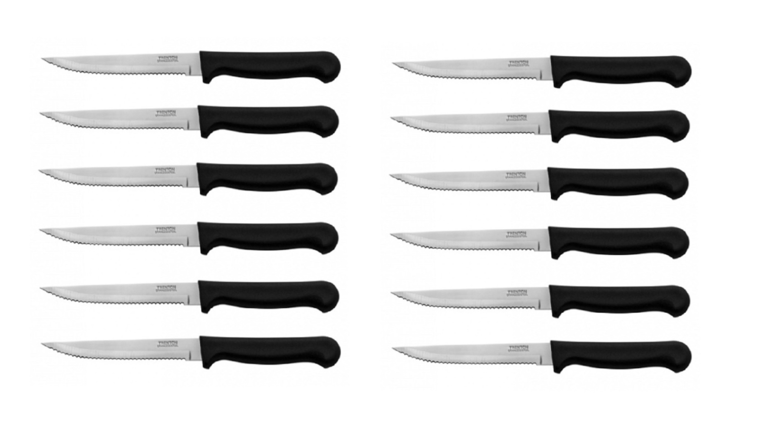 Trenton Set of 12 Pointed Tip Steak Knife