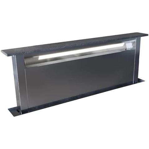 Sirius 88cm Integrated Downdraft Rangehood with Remote Control - Grey