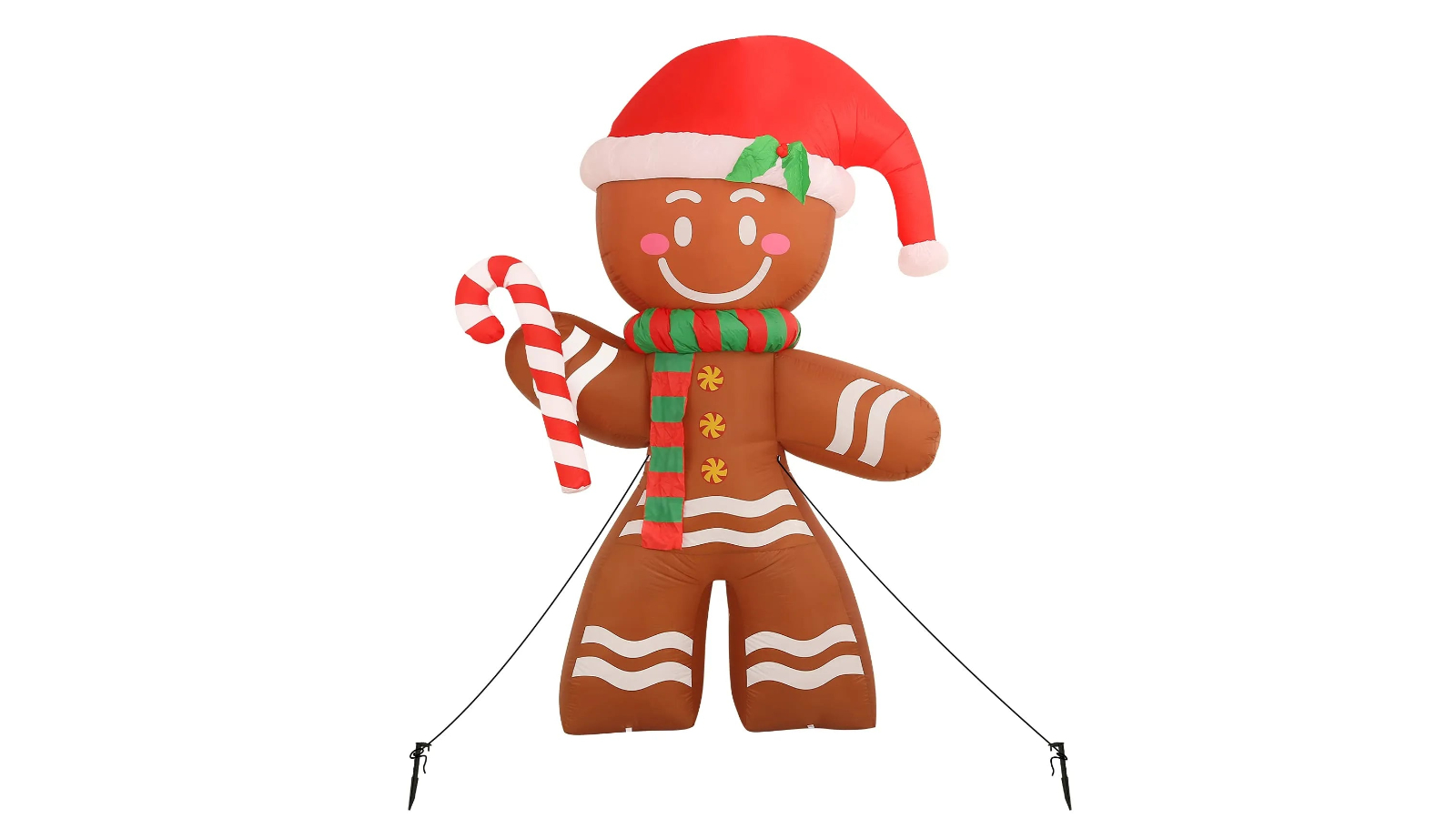 NNEOBA Inflatable Gingerbread Man LED Light - 2.2metre