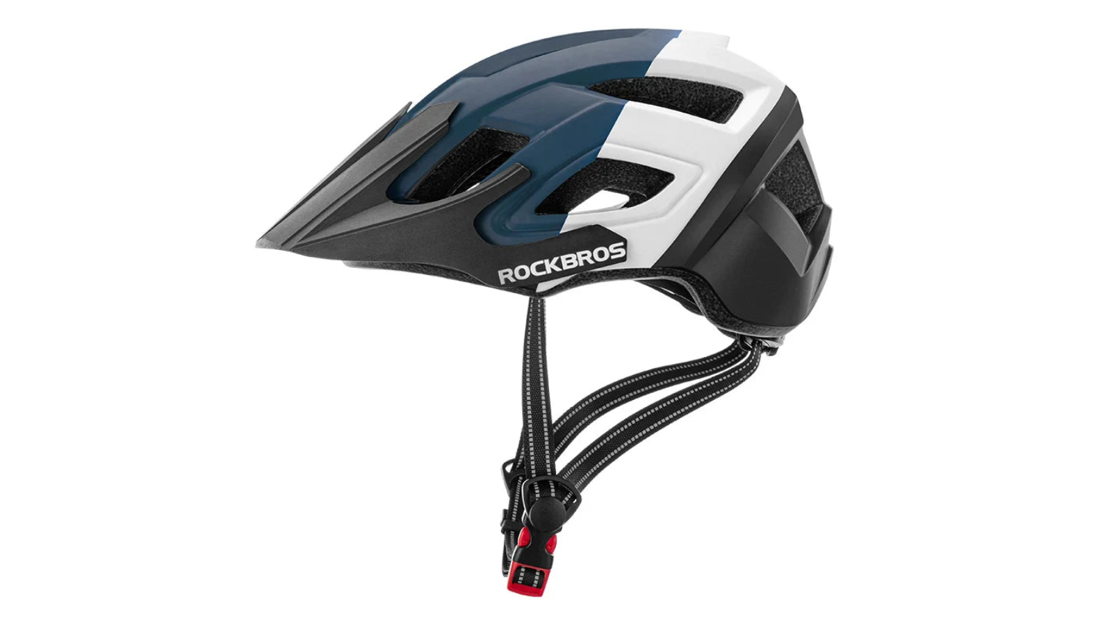 NNEOBA Breathable Shockproof Cycling Safety Helmet - Blue White