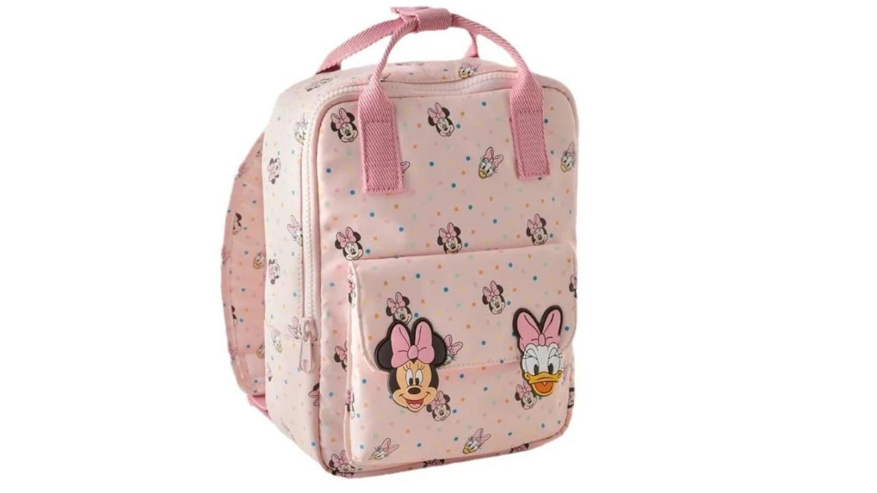 NNEOBA Mini Mouse Design School Backpack - Pink