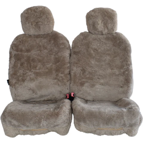 My Car Universal Size Downunder Sheepskin Seat Cover - Mocha
