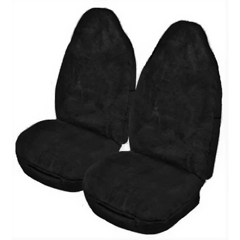 My Car Universal Size Downunder Plus Sheepskin Seat Cover - Black