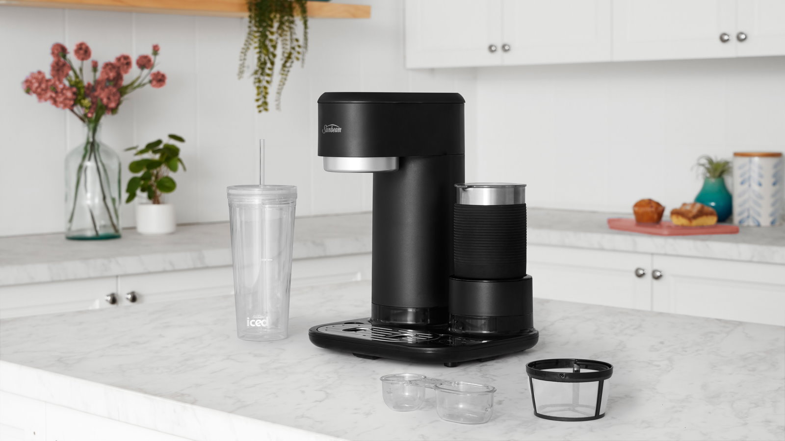 Sunbeam Iced + Hot Coffee Maker Harvey Norman