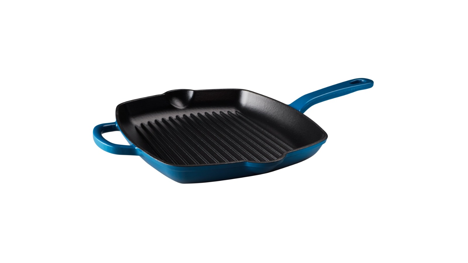 Maxwell & Williams 26cm Cast Iron Grill Pan - Midnight Blue