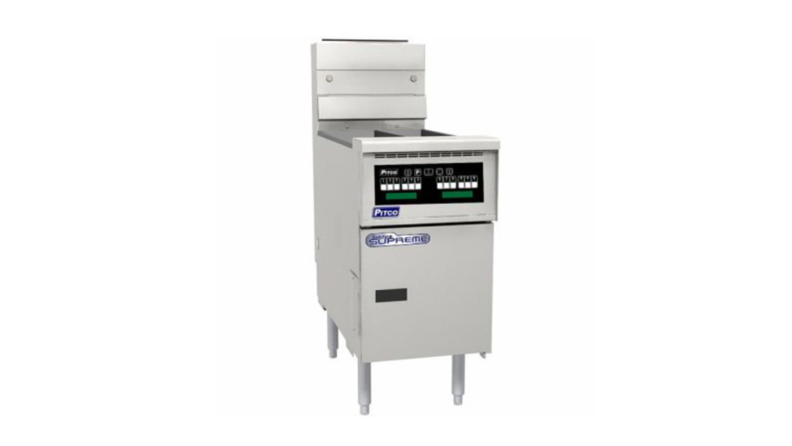 Pitco SE14T-C-FR 2 x 12 Litre Computer Control, Split Tank and Filter Ready Electric Fryer