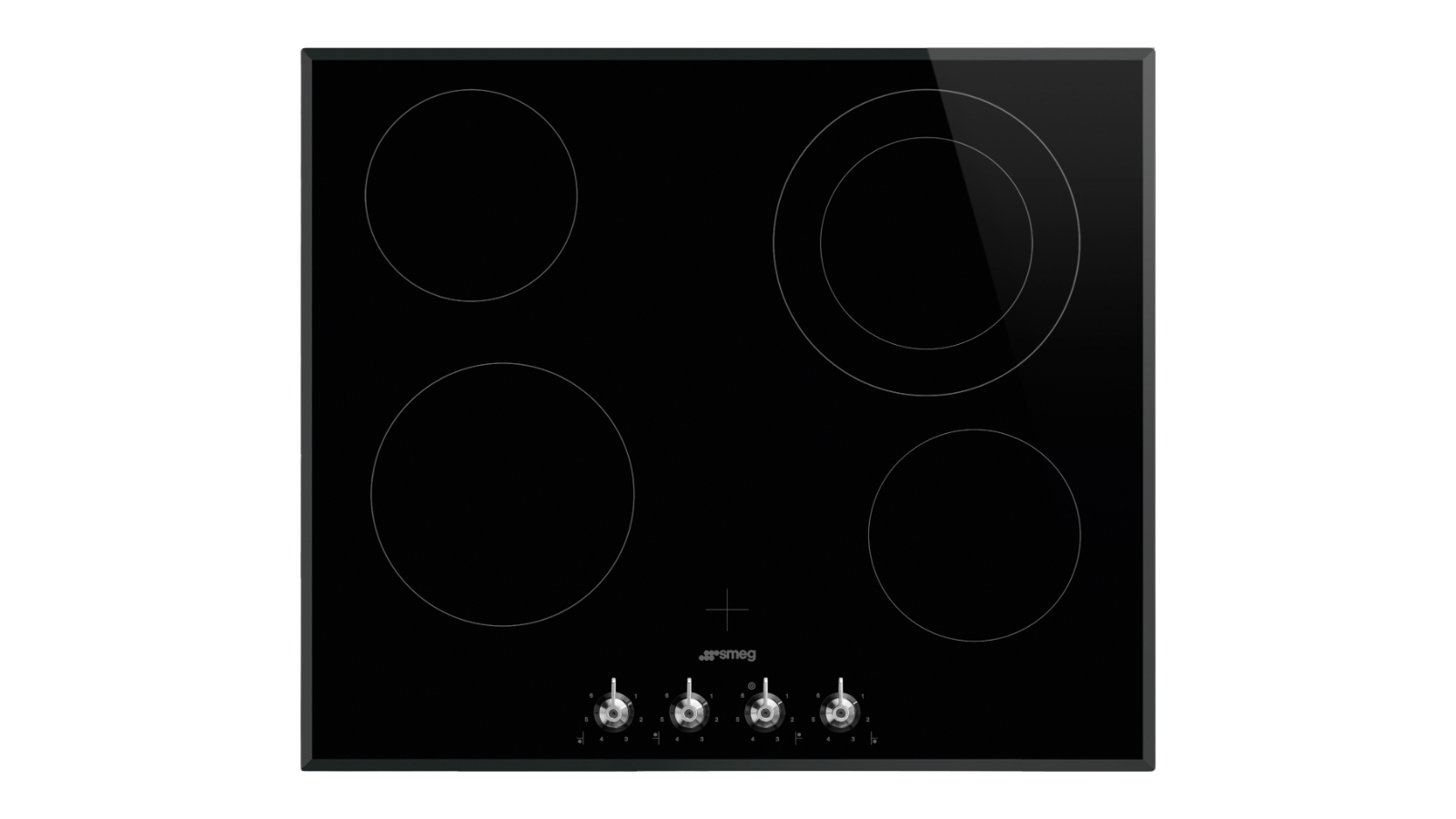 Smeg 60cm Canali Knobs Ceramic Hob Electric Cooktop