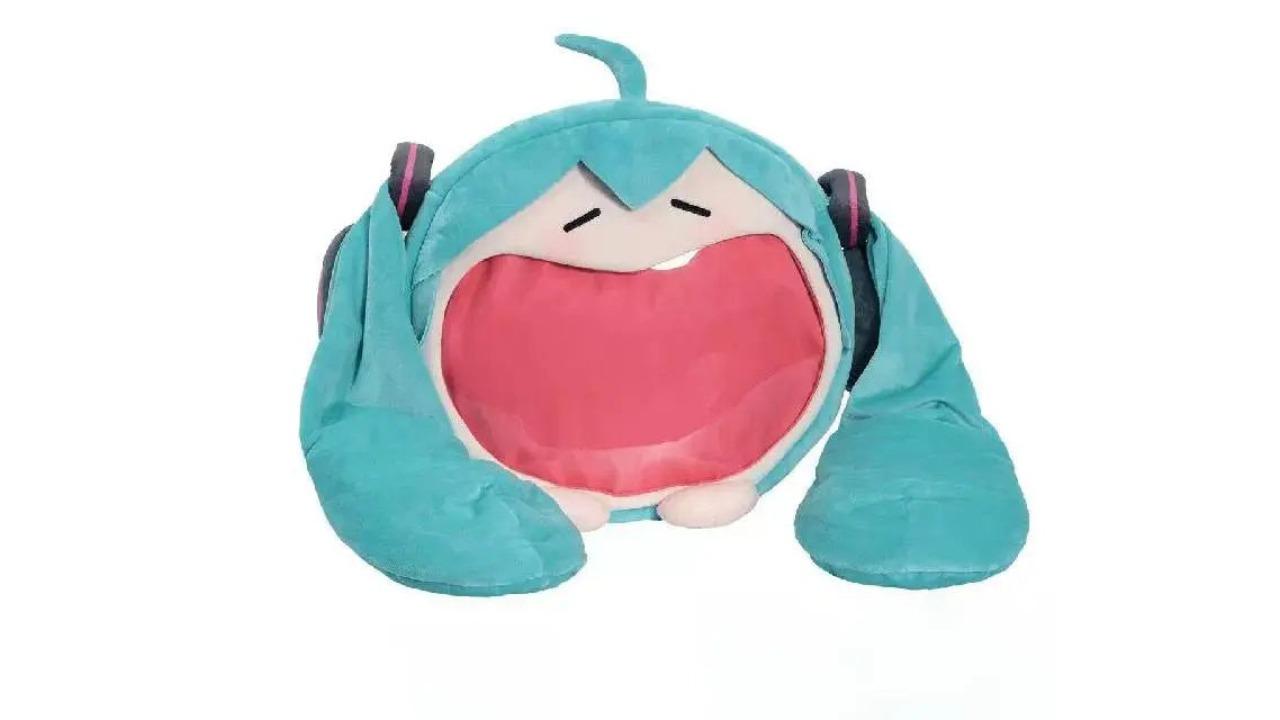 NNEOBA Anime Hatsune Miku Cosplay Plush Backpack