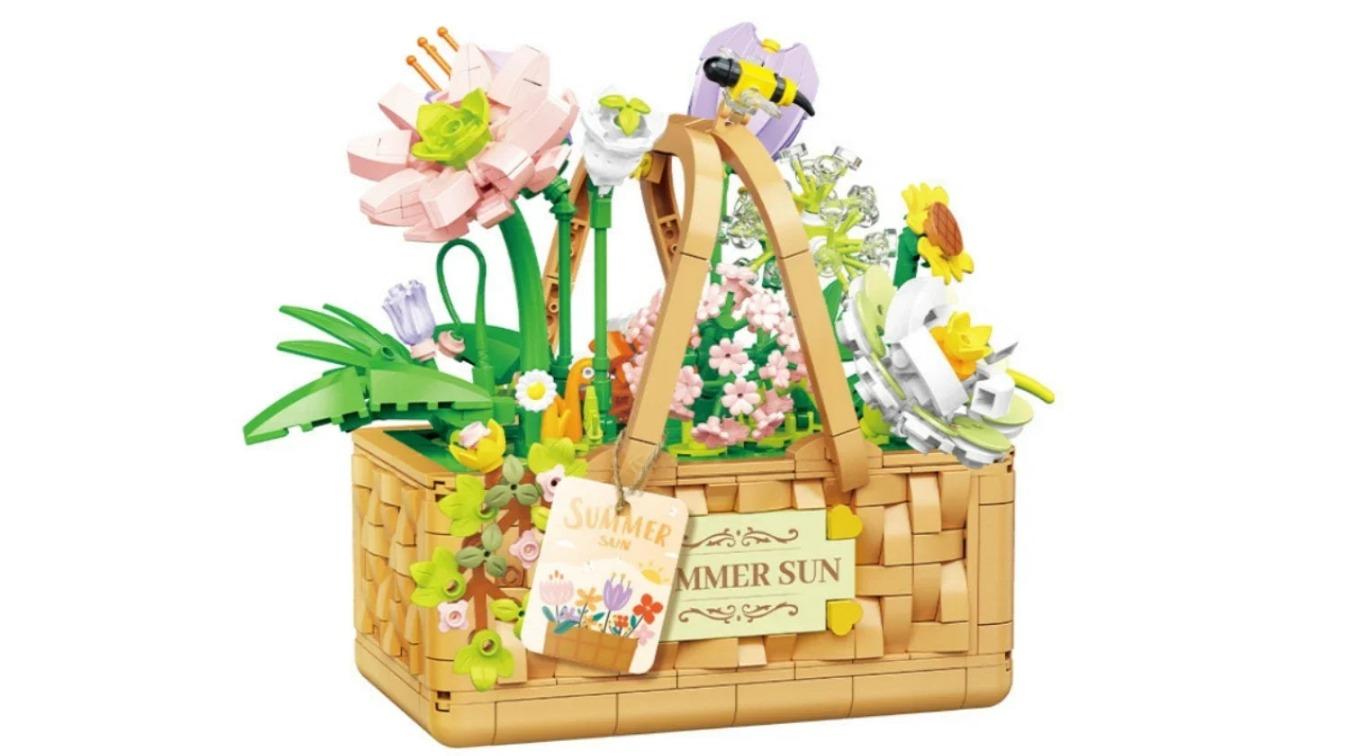 NNEOBA Summer Sunshine Flower Basket