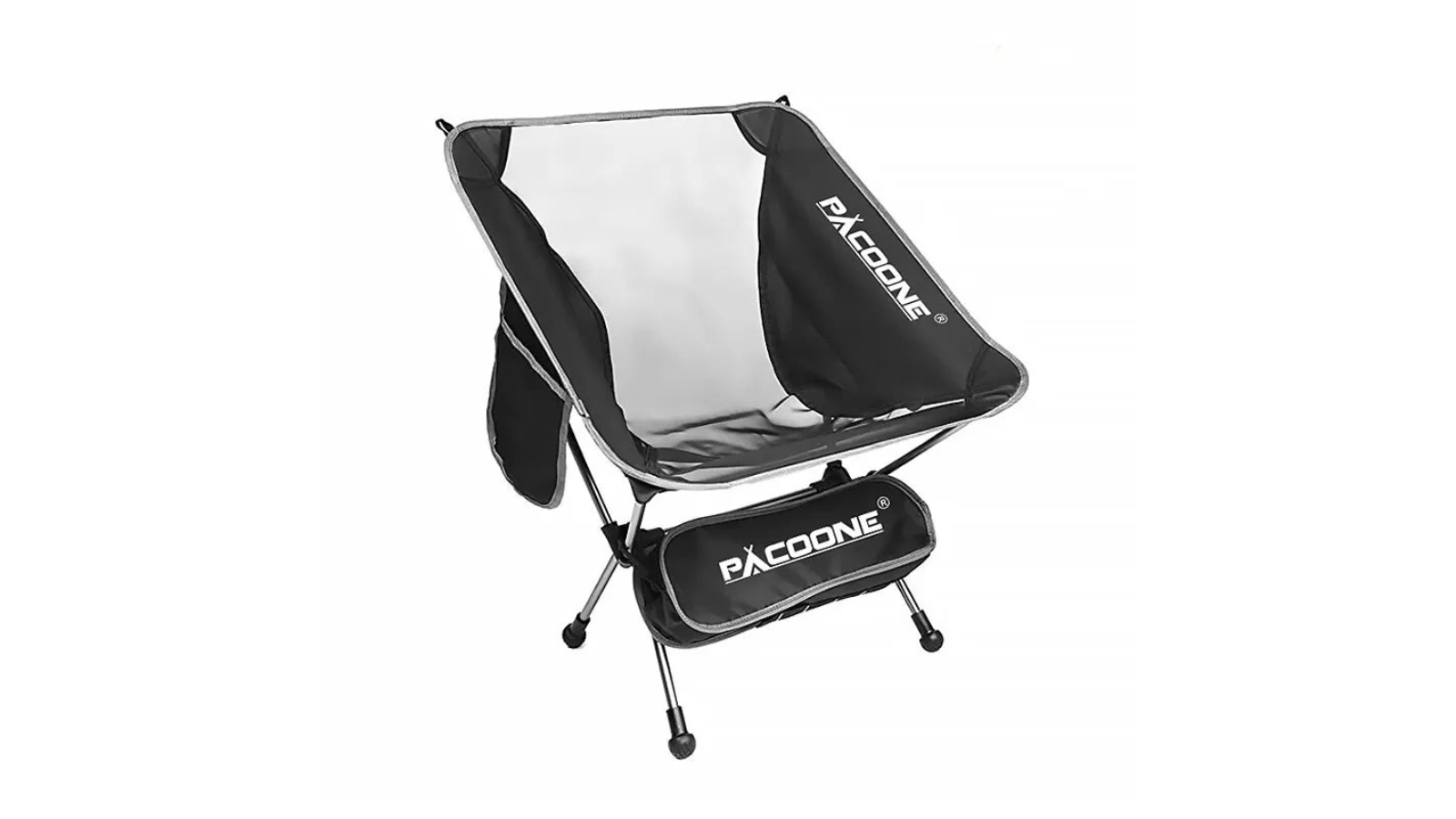 NNEOBA Black Aluminum Portable High-Load Camping Chair