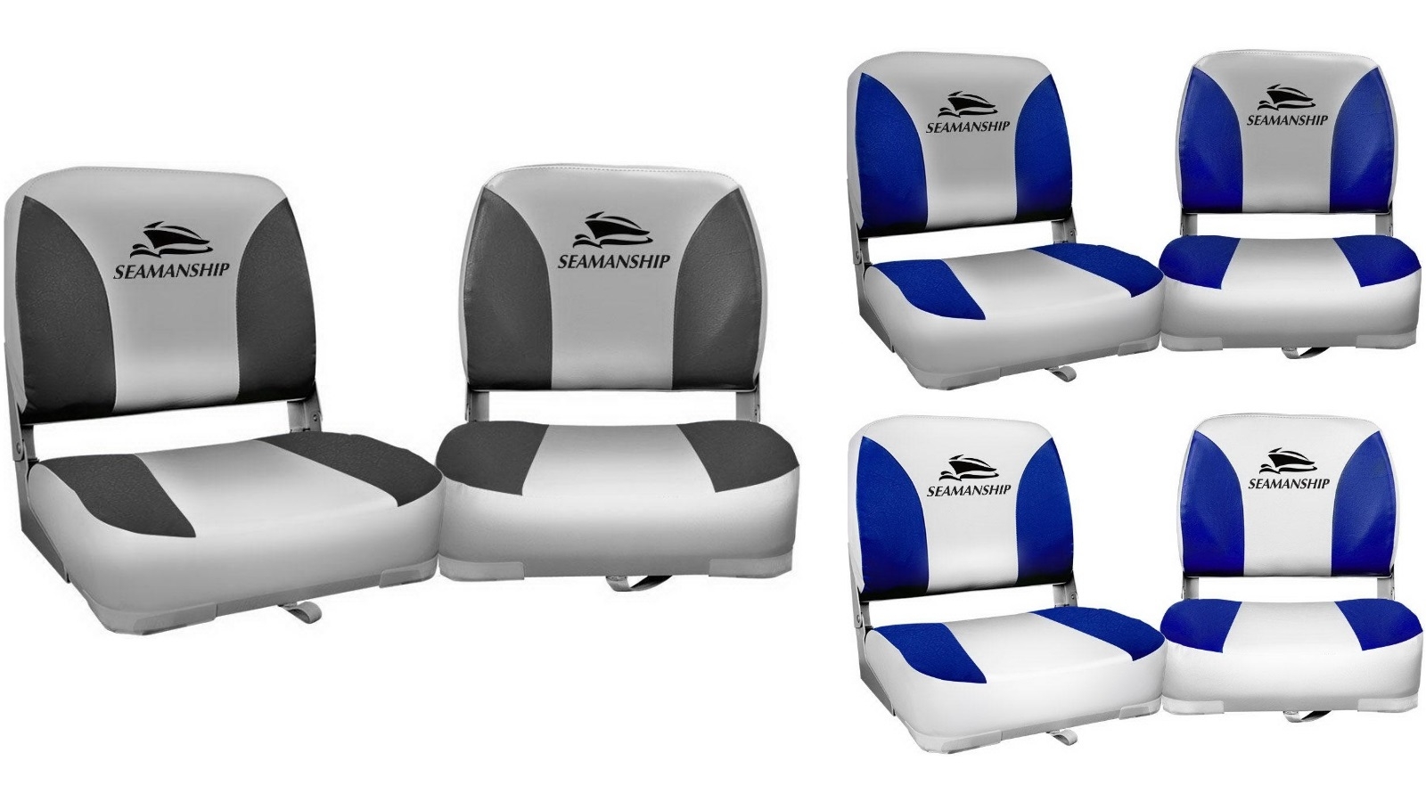 Seamanship 2x Swivel Boat Seats