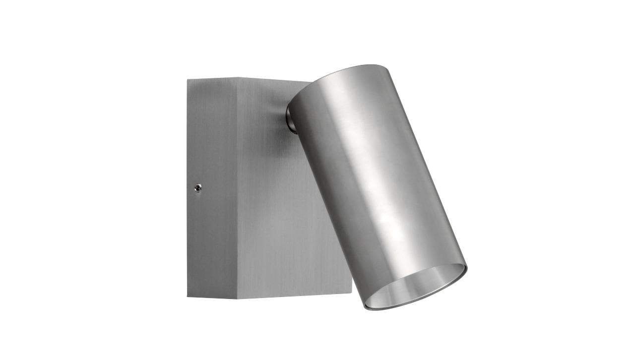 IP65 Single Adjustable Anodized Aluminium Tri-CCT LED Pillar Security Light without Sensor