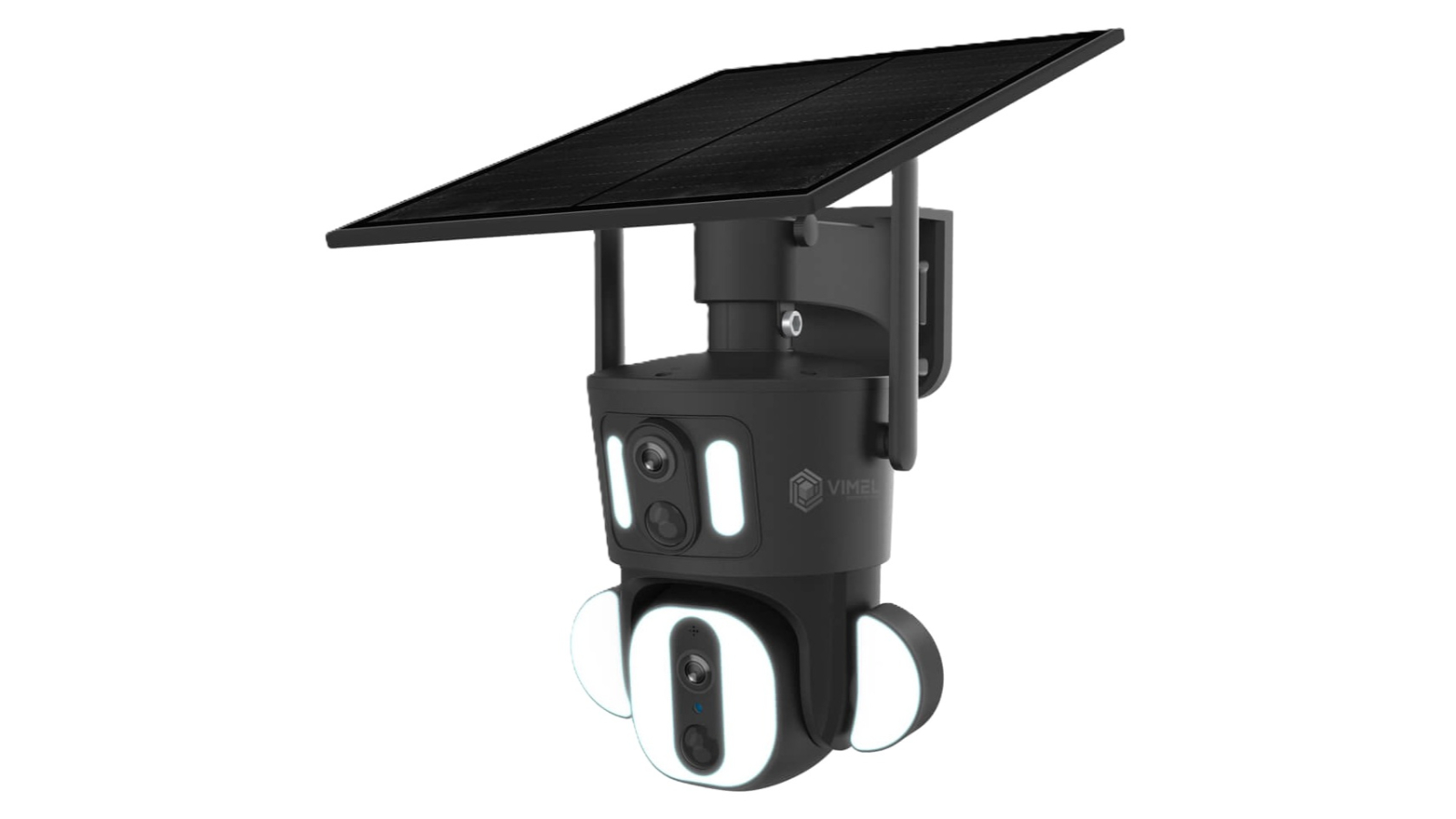 Vimel Outdoor Wireless Home Battery Remote 4G PTZ Solar CCTV