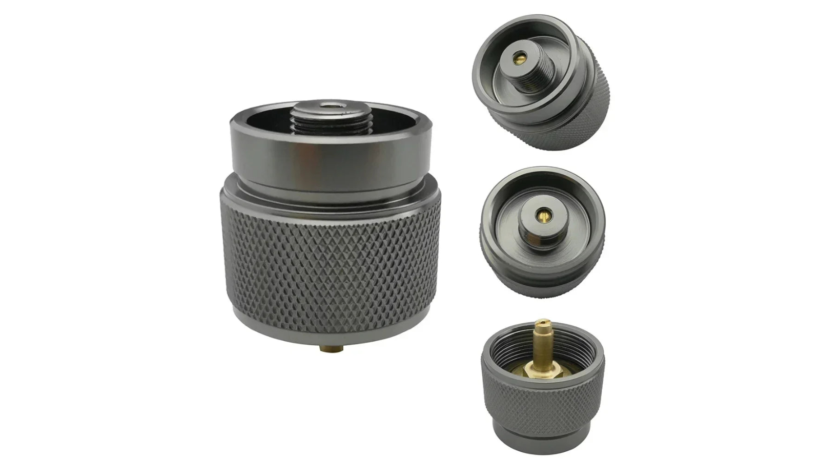 NNEOBA Butane Cartridge Head Conversion Adapter with Bracket