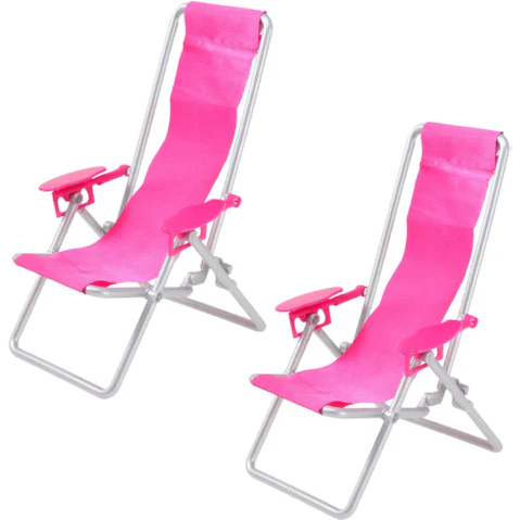 NNEOBA 2 Piece Folding Deck Mini Beach Chair