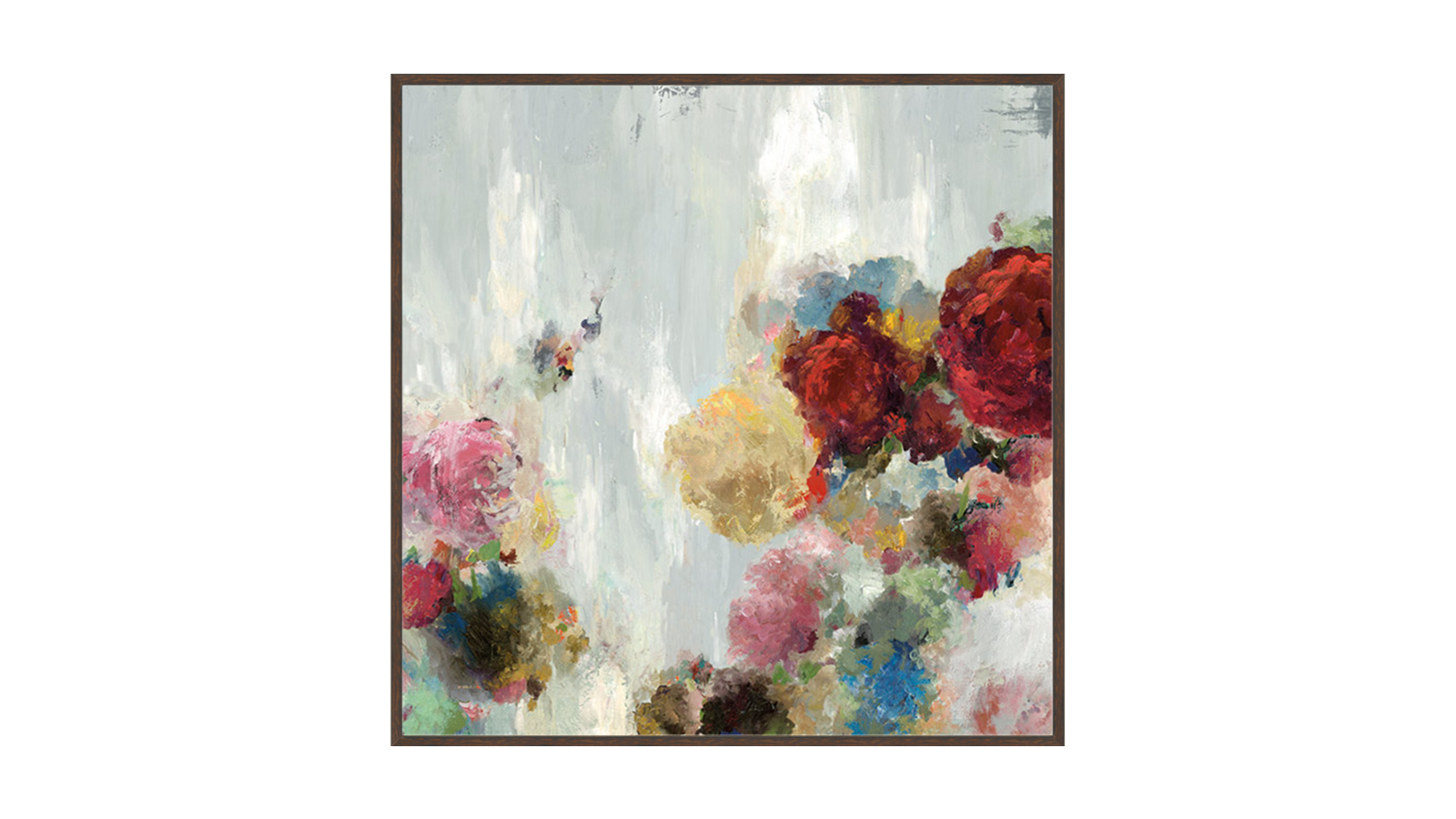La Grolla September II Walnut Gallery Wall Art - 103 x 103cm