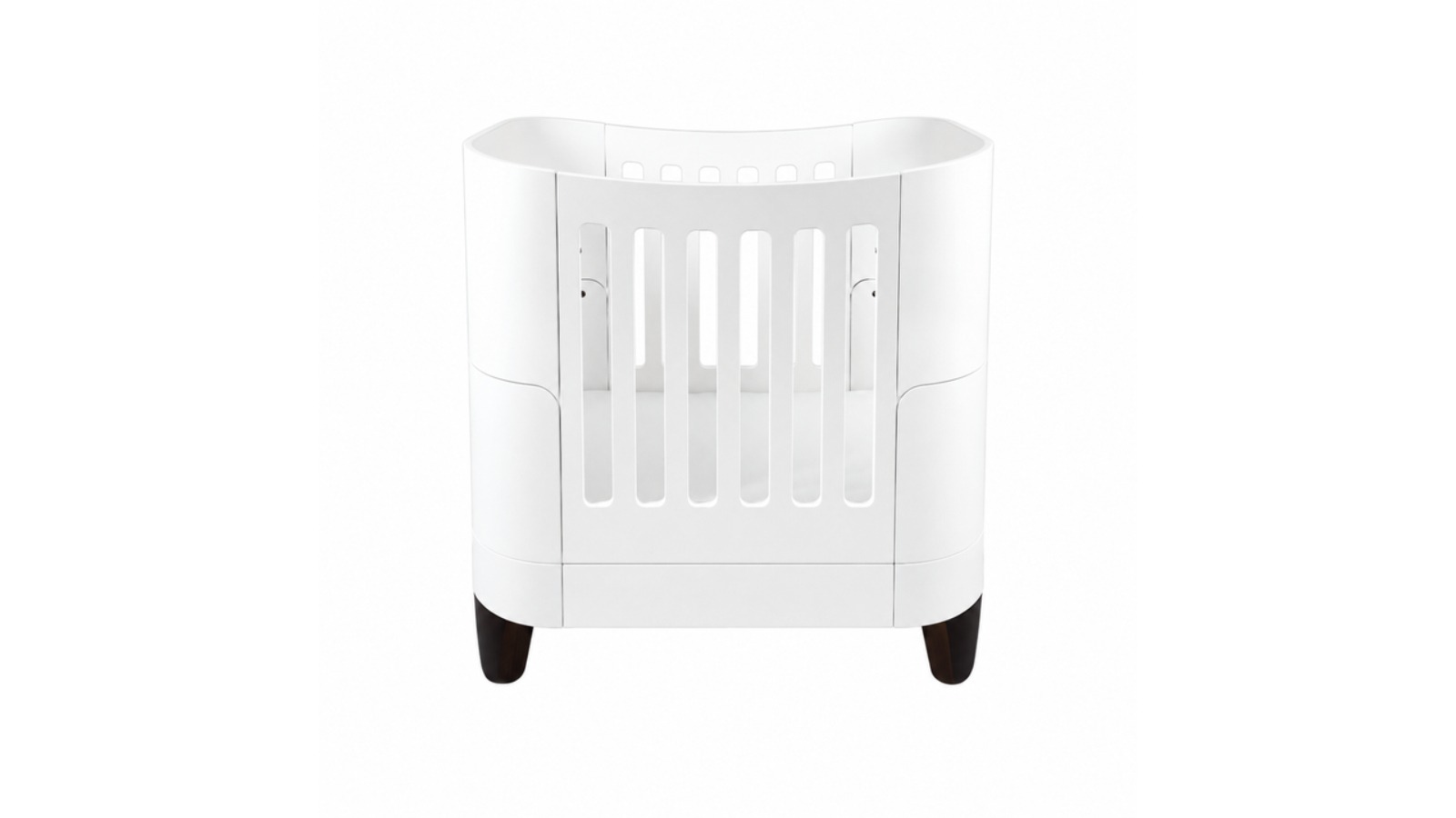Gaia Serena Mini-Cot Complete Kit - White/Walnut