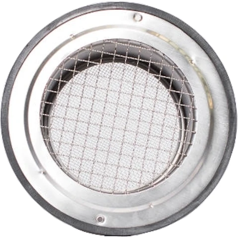 Sirius 20cm Round Stainless Steel Eave Vent with Insect Mesh