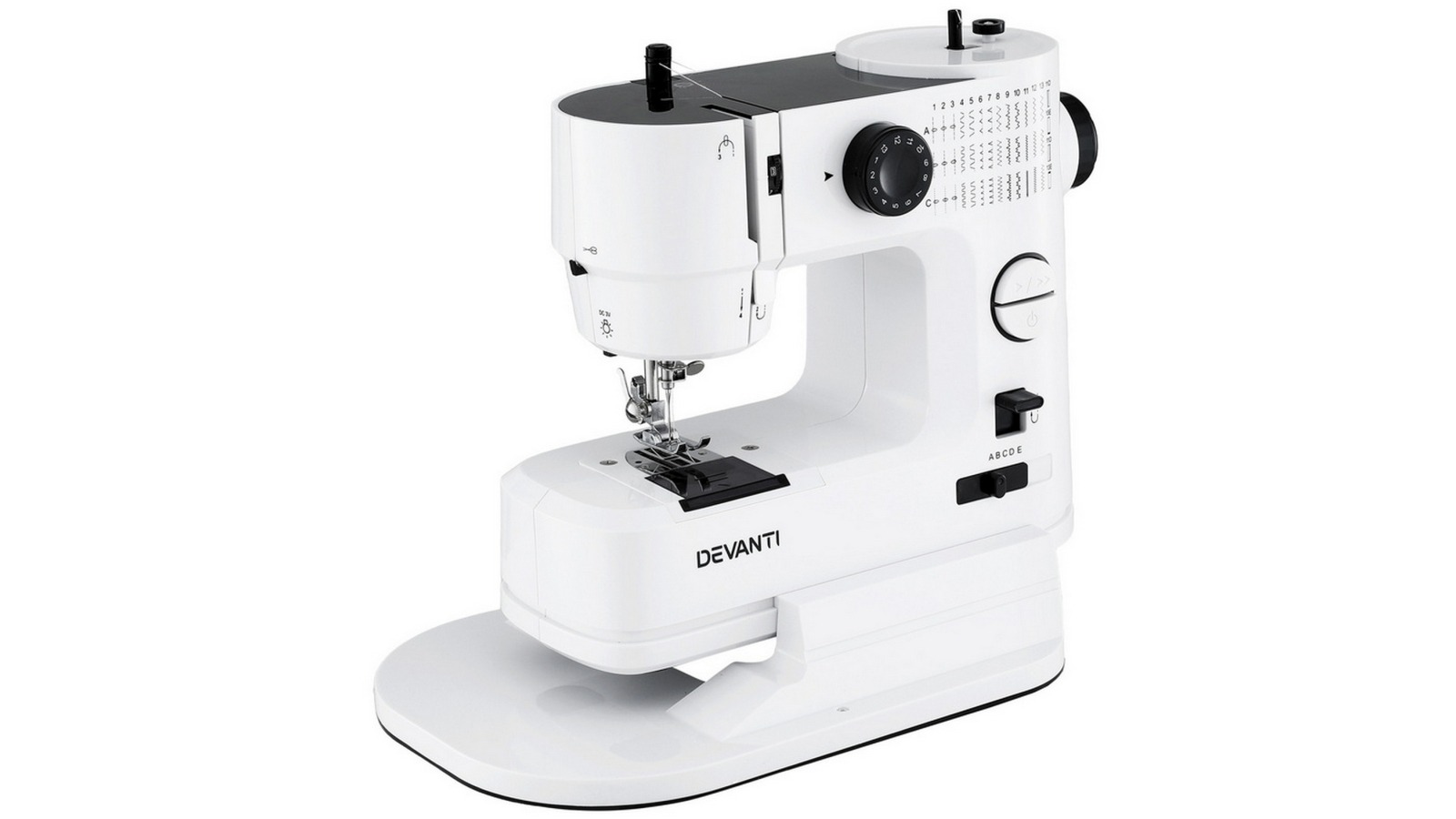 Devanti 39-Stitch Portable Mini Sewing Machine Kit