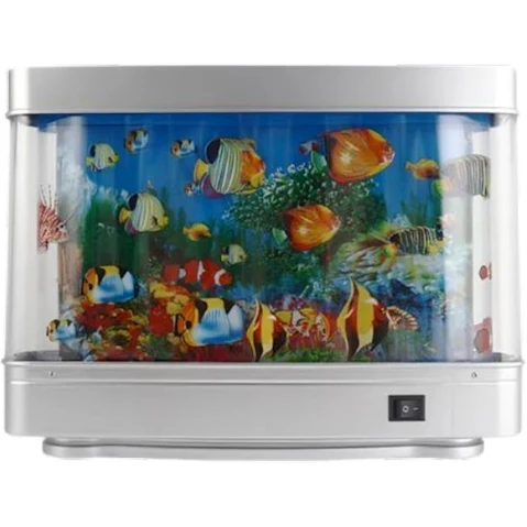 NNEOBA Ocean Motion LED Fish Tank Night Light– EU Plug