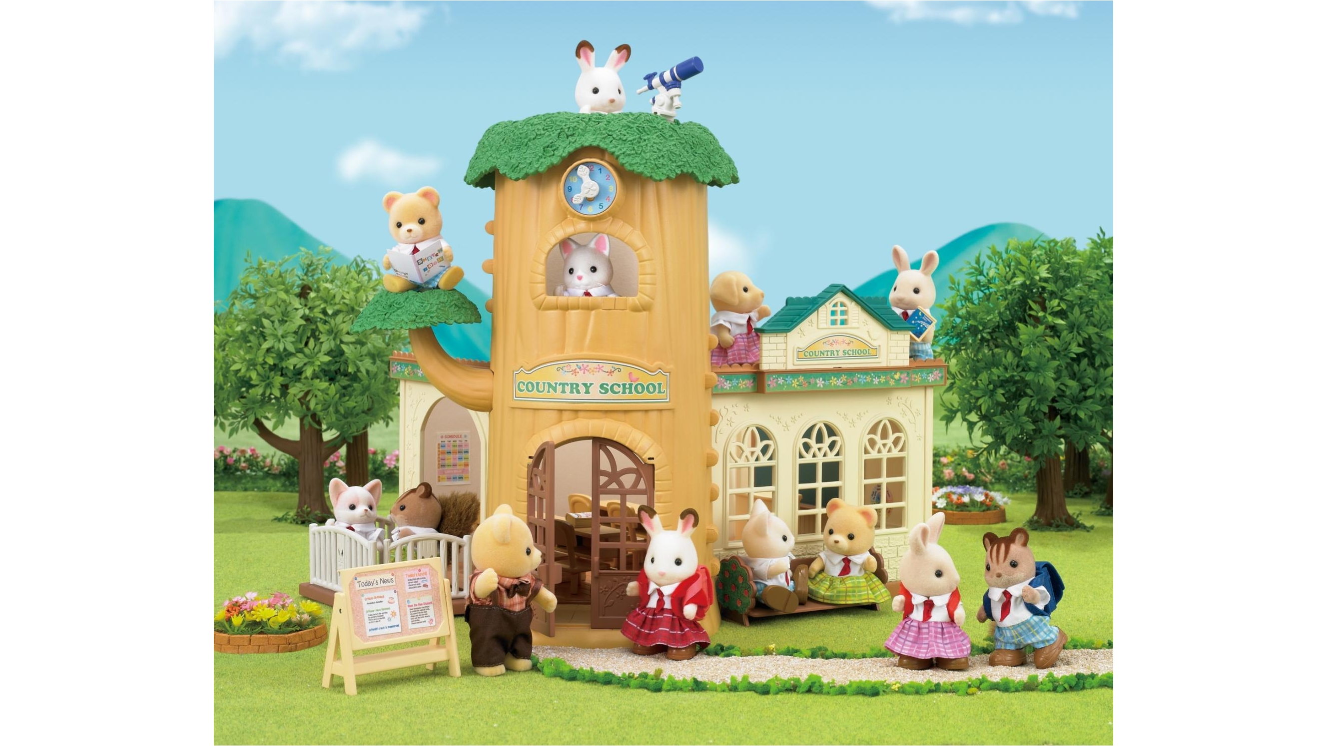 Sylvanian Families Country Tree School