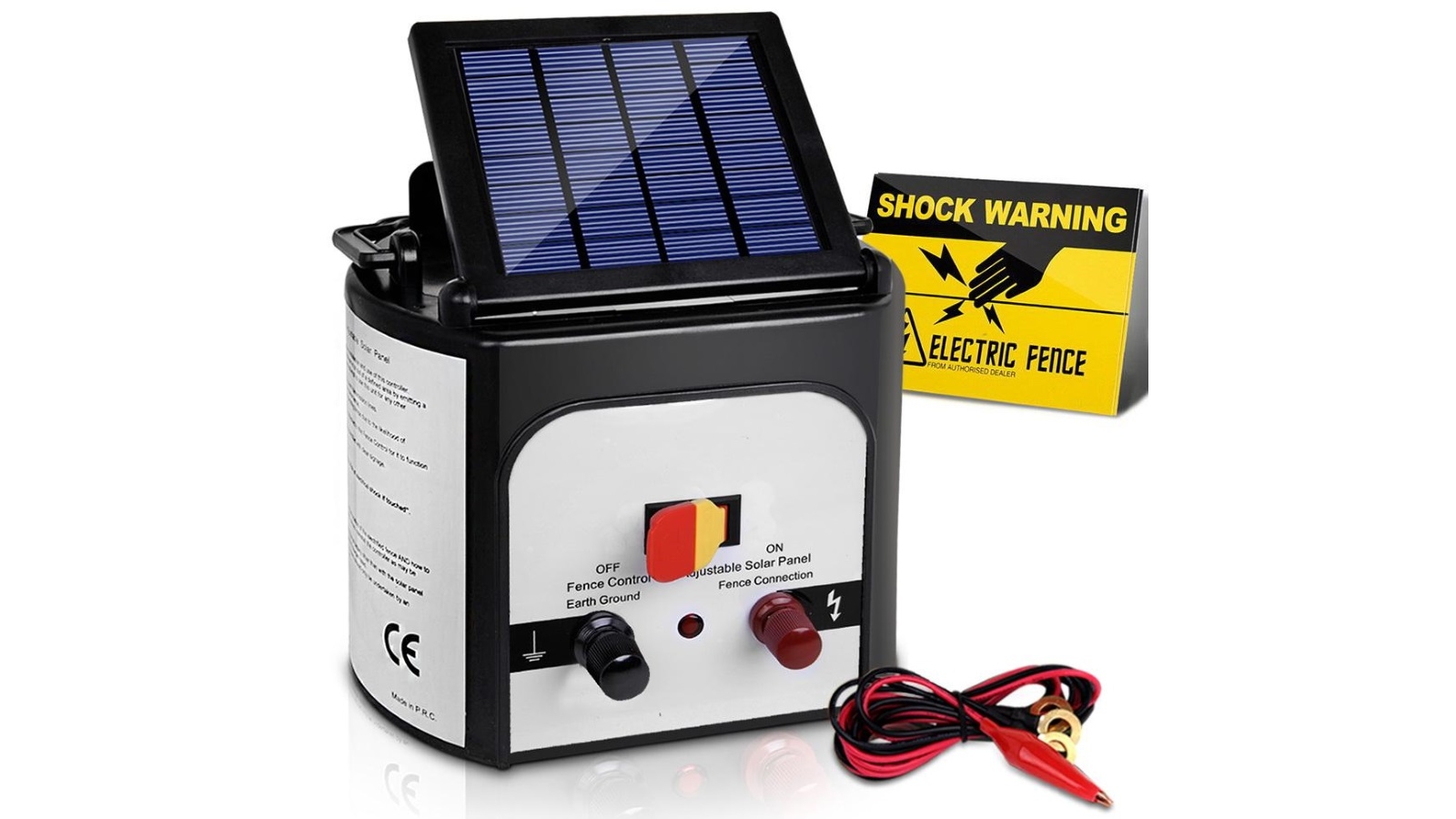 Giantz 8km Solar Fence Energiser