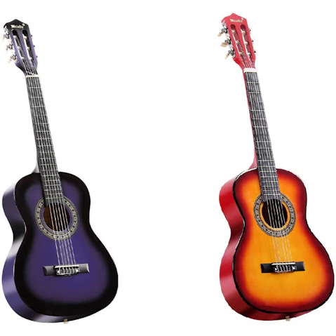 Melodic Kids Wooden 34inch 6-Strings Tuner Cutaway Acoustic Guitar
