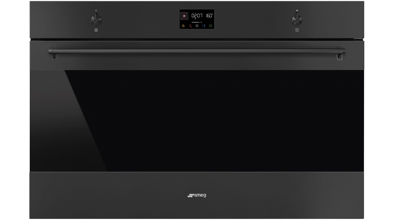 Smeg Classic 900mm Pyrolytic Oven - Matte Black